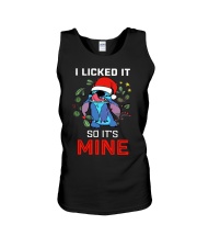 Stitch Christmas I Licked It So Its Mine Shirt Unisex Tank thumbnail