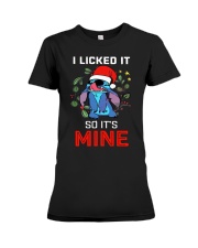 Stitch Christmas I Licked It So Its Mine Shirt Premium Fit Ladies Tee thumbnail