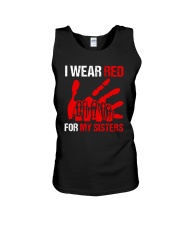 I Wear Red For My Sisters Shirt Unisex Tank thumbnail