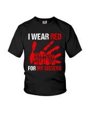 I Wear Red For My Sisters Shirt Youth T-Shirt thumbnail