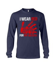 I Wear Red For My Sisters Shirt Long Sleeve Tee thumbnail