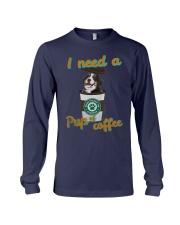 Bernese Mountain I Need A Pup Of Coffee Shirt Long Sleeve Tee thumbnail