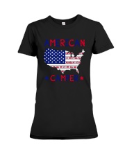 Independence Day 4th Of July American Shirt Premium Fit Ladies Tee thumbnail