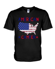 Independence Day 4th Of July American Shirt V-Neck T-Shirt thumbnail