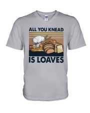 Vintage All You Knead Is Loaves Shirt V-Neck T-Shirt thumbnail