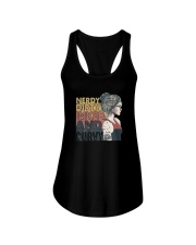 Vintage Girl Nerdy Dirty Inked And Curvy Shirt Ladies Flowy Tank thumbnail