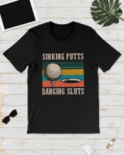 Vintage Golf Sinking Putts Bangin Sluts Shirt Classic T-Shirt lifestyle-mens-crewneck-front-17