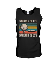 Vintage Golf Sinking Putts Bangin Sluts Shirt Unisex Tank thumbnail