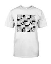 Spot On A Shirt Crossword Clue Classic T-Shirt front