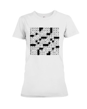 Spot On A Shirt Crossword Clue Premium Fit Ladies Tee thumbnail