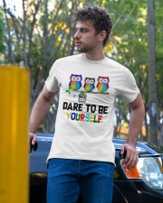 Owls Dare To Be Yourself Shirt Classic T-Shirt apparel-classic-tshirt-lifestyle-front-44