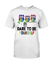 Owls Dare To Be Yourself Shirt Premium Fit Mens Tee thumbnail