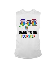 Owls Dare To Be Yourself Shirt Sleeveless Tee thumbnail