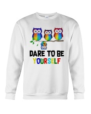 Owls Dare To Be Yourself Shirt Crewneck Sweatshirt thumbnail