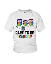Owls Dare To Be Yourself Shirt Youth T-Shirt thumbnail