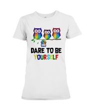 Owls Dare To Be Yourself Shirt Premium Fit Ladies Tee thumbnail