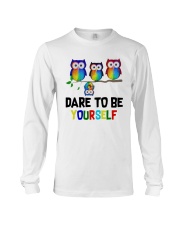 Owls Dare To Be Yourself Shirt Long Sleeve Tee thumbnail