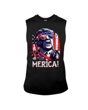 American Flag Trump Merica Shirt Sleeveless Tee thumbnail