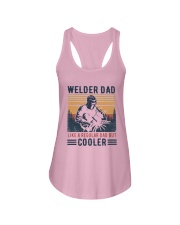 Vintage Welder Dad Like A Regular Dad But Shirt Ladies Flowy Tank thumbnail