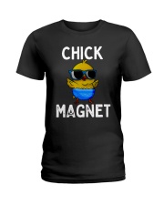 Easter Chicken Chick Magnet Shirt Ladies T-Shirt thumbnail