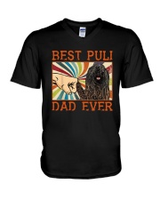 Vintage Best Puli Dad Ever Shirt V-Neck T-Shirt thumbnail