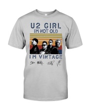 Vintage U2 Girl I'm Not Old I'm Vintage Shirt Classic T-Shirt tile