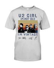 Vintage U2 Girl I'm Not Old I'm Vintage Shirt Premium Fit Mens Tee thumbnail