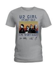 Vintage U2 Girl I'm Not Old I'm Vintage Shirt Ladies T-Shirt thumbnail