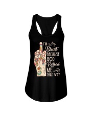 Hippie Fuck Im Blunt Because God Rolled Shirt Ladies Flowy Tank thumbnail