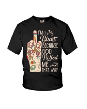 Hippie Fuck Im Blunt Because God Rolled Shirt Youth T-Shirt thumbnail