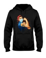 Coronavirus 2020 Strong Woman Nurse Shirt Hooded Sweatshirt thumbnail