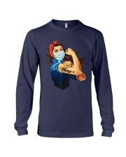 Coronavirus 2020 Strong Woman Nurse Shirt Long Sleeve Tee thumbnail