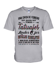 Tatuajes Lindos Ojos 2 V-Neck T-Shirt tile