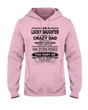I Am A Lucky Daughter 7 Hooded Sweatshirt tile