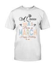 March Happy Birthday To Me Premium Fit Mens Tee tile