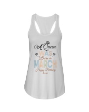 March Happy Birthday To Me Ladies Flowy Tank tile