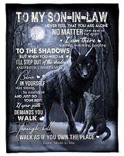 To My Son- In-Law - Mom-In-Law Fleece Blanket tile