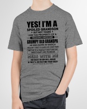 Grumpy Old Grandpa - Grandson 3 Youth T-Shirt garment-youth-tshirt-front-lifestyle-01
