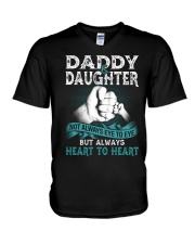 Daddy And Daughter V-Neck T-Shirt tile