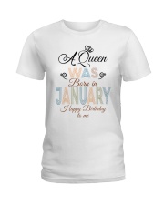 January Happy Birthday To Me Ladies T-Shirt tile