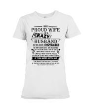 November Crazy Husband - Proud Wife Premium Fit Ladies Tee tile