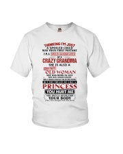 July Crazy Grandma Youth T-Shirt front