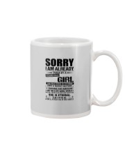 October Freaking Crazy Girl Mug tile