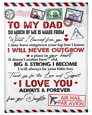 Blanket To My Dad Fleece Blanket tile