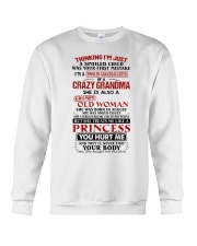 August Crazy Grandma Crewneck Sweatshirt tile