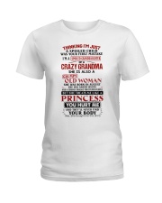 August Crazy Grandma Ladies T-Shirt tile