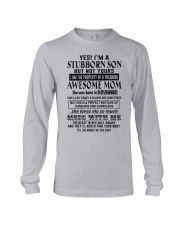 Stubborn Son - Awesome Mom 11 Long Sleeve Tee tile
