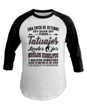 Tatuajes Lindos Ojos 10 Baseball Tee tile