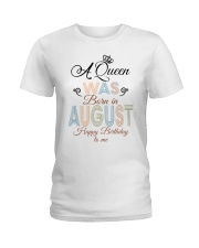 August Happy Birthday To Me Ladies T-Shirt tile
