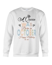 October Happy Birthday To Me Crewneck Sweatshirt tile